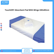 TouchDRY Absorbent Pad With Wings 190x90cm - Joya Medical Supplies
