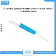 M Devices Standard Nelaton Catheter 20cm Female 12FR White Sterile - J