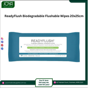 ReadyFlush Biodegradable Flushable Wipes 20x25cm - Australia