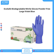 EcoSafe Biodegradable Nitrile Gloves Powder-Free Large Violet Blue - J
