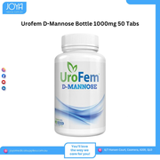 Urofem D-Mannose Bottle 1000mg 50 Tabs - Joya Medical Supplies